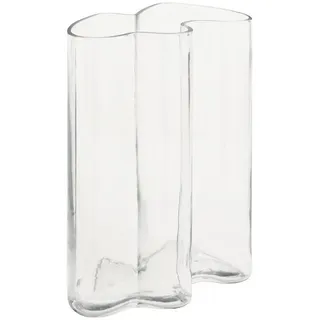 Atmosphera Créateur d'intérieur Vase Kade, Höhe 25 cm, Glas, transparent