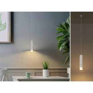 2in1 Akku LED Pendelleuchte einflammig & Taschenlampe Beige Touch dimmbar Ø3,8cm - Beige