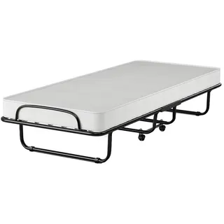 Costway Gästebett Klappbett 80 x 190 cm schwarz/weiß