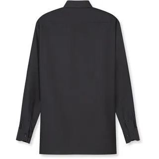 Olymp Businesshemd OLYMP Luxor, comfort fit, Herren, Gr. 45, Normaler Arm, anthrazit, 100% Baumwolle, Hemden,
