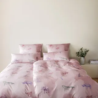 ELEGANTE Explorer Mako-Satin Rosa/Pink 155 x 220 cm + 80 x 80 cm