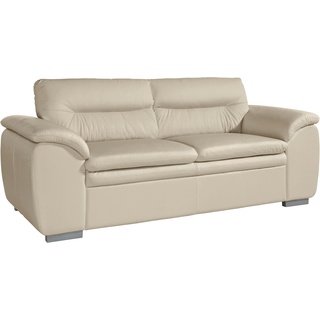 2,5-Sitzer COTTA Sofas Gr. B/H/T: 205 cm x 88 cm x 90 cm, Luxus-Microfaser, beige Einzelsofas Sofas