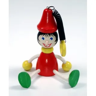 HESS SPIELZEUG Lernspielzeug Holzspielzeug Schwingfigur Pinoccio BxLxH 100x70x160mm NEU bunt
