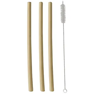Papstar Trinkhalme Bambus 23 cm 12 St.