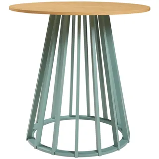 [en.casa] Lensuu Ø 80 cm Pastellgrün/Eiche