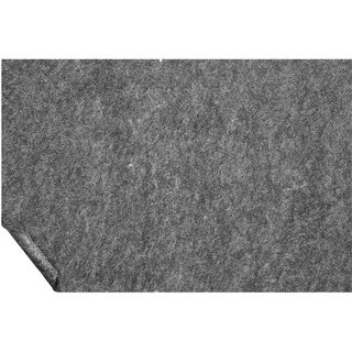 Vevor Teppichbelag, 122x183cm, Teppichfliesen, schützende Polsterung, 12mm dick Filz mit doppelter Oberfläche, Bodenbelag, Premium-Komfort-Teppichunterlage, Teppichpolster, sicher für alle Böden, grau