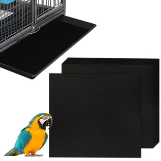 TABABAO Einweg-Vogelkäfigeinlagen, 30 Stück, groß, vorgeschnitten, für Papageien, Sittiche, Nymphensittiche, Nymphensittiche, wasserabsorbierende Vogelkäfig-Einlagen, 40,6 x 50,8 cm