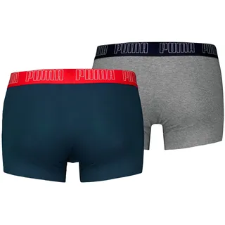 Puma Everyday Trunks Blau/Grau L 2er Pack