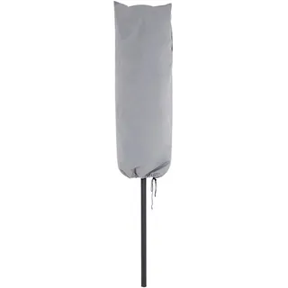 Beliani Schirmhülle Grau Kunststoff 69 x 157 x 53 cm