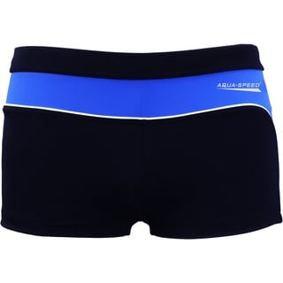 Aqua Speed Retro Badehose Herren eng kurz | Triathlon Schwimmhose für Männer | sportliche UV Schwimmbekleidung | Coole Beachwear Wasserball | Schnorcheln | 42 hellblau - blau, Gr. XL | Grant