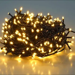 salcar Lichterkette LED 15 m Warmweiß