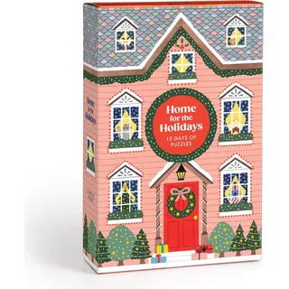 Abrams & Chronicle Books Home for the Holidays 500 Piece Advent Puzzle Calendar
