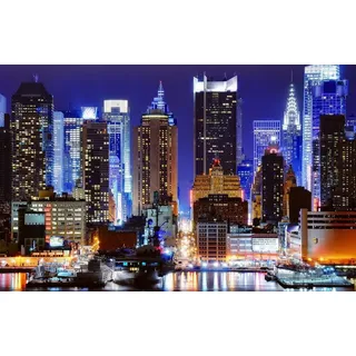 GUOHLOZ Puzzles 1000 Teile Erwachsene Puzzles für Erwachsene Herausforderung Spielzeug 1000 Teile Puzzles für Erwachsene Kinder, New York, Times Square, th Street, 75x50cm