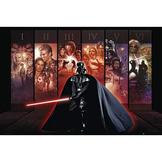 Star Wars G856520 Poster Hexalogie Darth Vader, Mehrfarbig