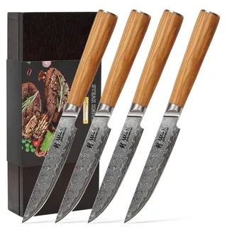 Wakoli Steakmesserset, Braun, Metall, Kochen, Küchenmesser, Messersets