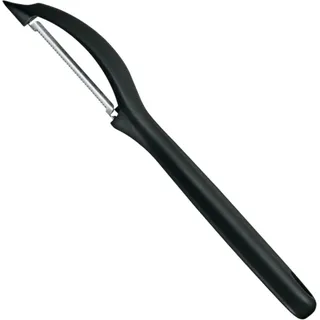 Victorinox 7.6075, Schwenkbarer Schäler, Edelstahl, Schwarz - Schwarz