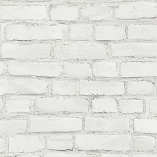 Bricoflor Steinoptik Tapete Weiß Steinmauer Vliestapete Modern Ideal für Schlafzimmer und Flur Weiße Vlies Steintapete in Mauer Optik mit Vinyl
