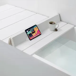 Badewannenabdeckung,160x75cm Faltbare Badewannenablage PVC Wasserdicht badewannenbrett Staubdicht Badewannenabdeckung für Haus Badewannen Badezimmer SPA (Dünnes Stil, 80x160x0.7cm)