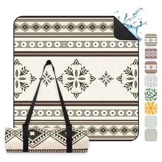 Sekey Boho Picknickdecke Wasserdicht 200 x 200 cm