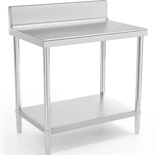 Royal Catering Edelstahl-Arbeitstisch ECO 90 x 60 cm