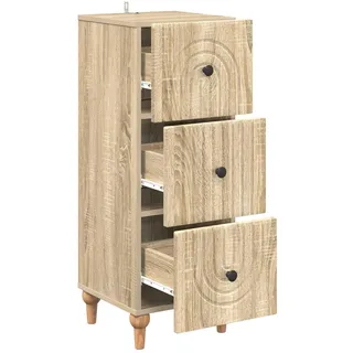 vidaXL Schubladenschrank 33 x 90 x 34,5 cm Braun