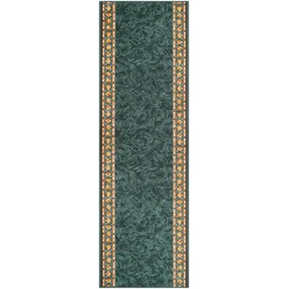 Tapiso Teppichläufer, Dunkelgrün, Textil, Ethno, Rechteckig, 67x100 cm, Teppiche & Böden, Teppiche, Teppichläufer