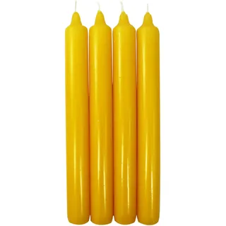 3er Pack Tafelkerzen goldgelb, ca. 21 x 195 mm (3 x 4 Stück)