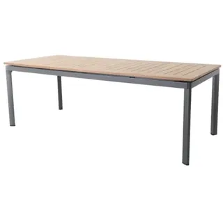 MWH Das Original Alutapo Gartentisch 220 x 95 x 74 cm Grau