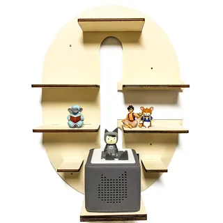 DIY Regal Buchstabe A-Z für die Musikbox passend für Toniebox Kinder Baby Zimmer zum selbst bemalen mit Wunschname tolles individuelles Geschenk zum Geburtstag zu Ostern Weihnachten (Buchstabe: C)