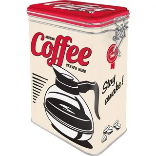 Nostalgic-Art Kaffeedose eckig braun 1,3 l