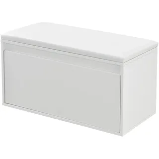 [en.casa] Degerfors 80 x 45 x 39 cm mit Schublade / weiß