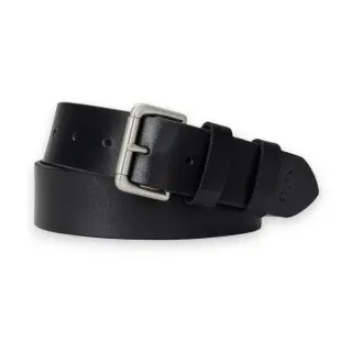 Polo Ralph Lauren für Herren. 405899989002 Ledergürtel mit schwarzer Rollschnalle (42 cm), Lässig, Klassisch