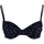 Bikini-Top Mini Leaves Dark 36 Cup B