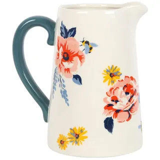 Something Different 17 cm Bienennützlicher Keramik-Blumenkrug, Blumenvase, Vase für Blumen, Heimdekoration, Weihnachten