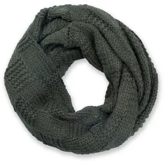 Stylebreaker Feinstrick Loop Schal in Oliv-Grün | Gr.: onesize