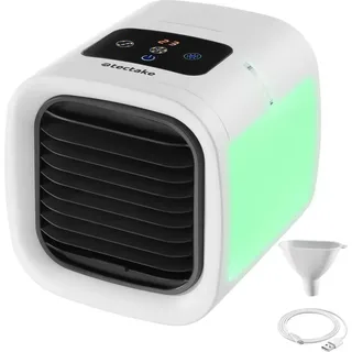 Tectake tectake® 3in1 Luftkühler Frosty Touch-Bedienfeld, inkl. USB-Kabel - Weiß