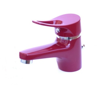 Waschtischarmatur Waschbecken Wasserhahn Bad Armatur Rot