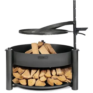 Cook King Feuerschale Montana X Ø 110 cm Schwarz