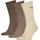 Tennissocken 3er Pack Braun 43-46