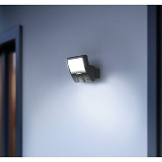 Steinel LED-Sensor-Strahler XLED home Curved S anthrazit  (9,3 W, L x B x H: 16 x 10,7 x 12 cm, Anthrazit, IP44)