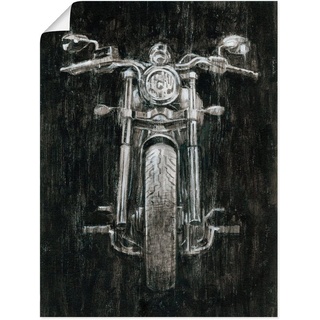 Artland Wandbild Eisernes Pferd I, Motorräder & Roller (1 St), als Poster, Wandaufkleber in verschied. Größen schwarz 45 cm x 60 cm