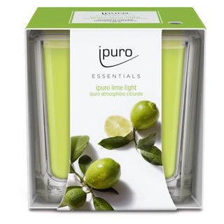 ipuro Duftkerzen Essentials lime light, im Glas, 125g