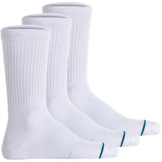 Stance Socken Icon Sneakersocken 3er Pack Weiß 38-42