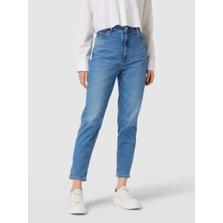Jeans mit Label-Details Modell 'RUTH', Jeansblau, 27