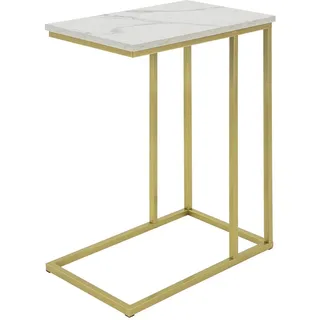 SoBuy Gold Beistelltisch 48 x 61 x 30 cm