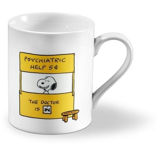 Snoopy Kaffeebecher 'Psychiatric Help'