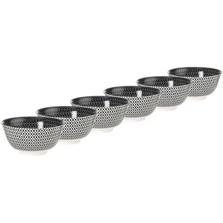 Butlers Schalen, Schwarz, Keramik, 15x7x15 cm, Essen & Trinken, Geschirr, Schalen & Schüsseln
