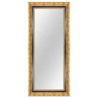 Online-GalleryKing Wandspiegel nach Maß 50 x 120 cm Gold Schwarz Barock Shabby Vintage für | Flur | Badezimmer | Wohnzimmer | Schlafzimmer | Spiegel Rahmen OGK-EH32