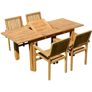 ASS Altenburger Teakholz Set 7-tlg. Natur