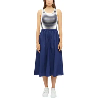 s.Oliver Damen Midi-Kleid – Regular Fit, ärmellos, Rundhalsausschnitt, Eingrifftaschen mit Elastikbund - 40